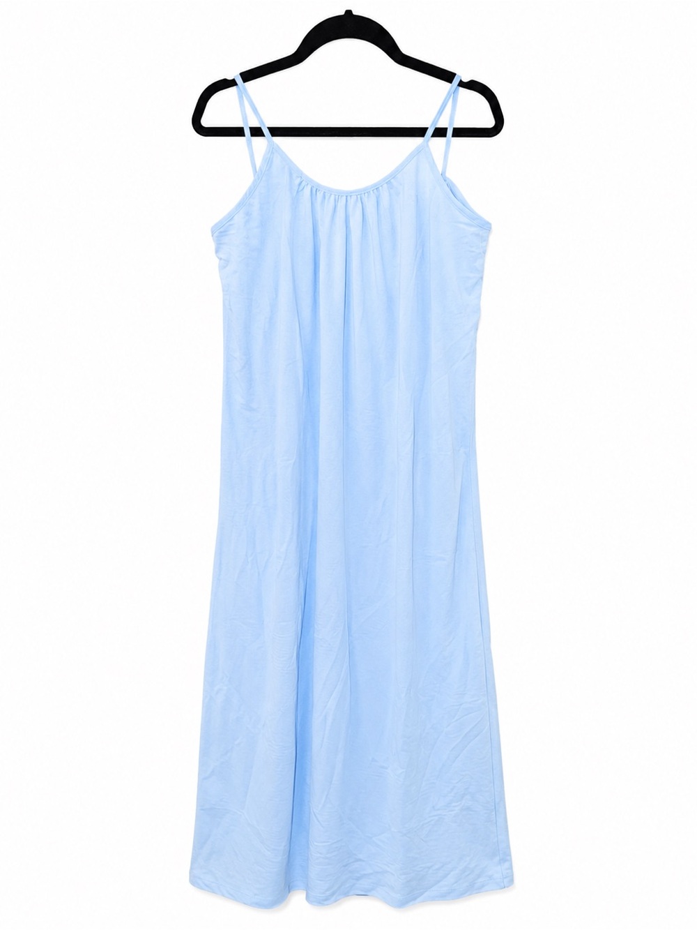 Light Blue Slip Dress Low Back Tie Back LARGE